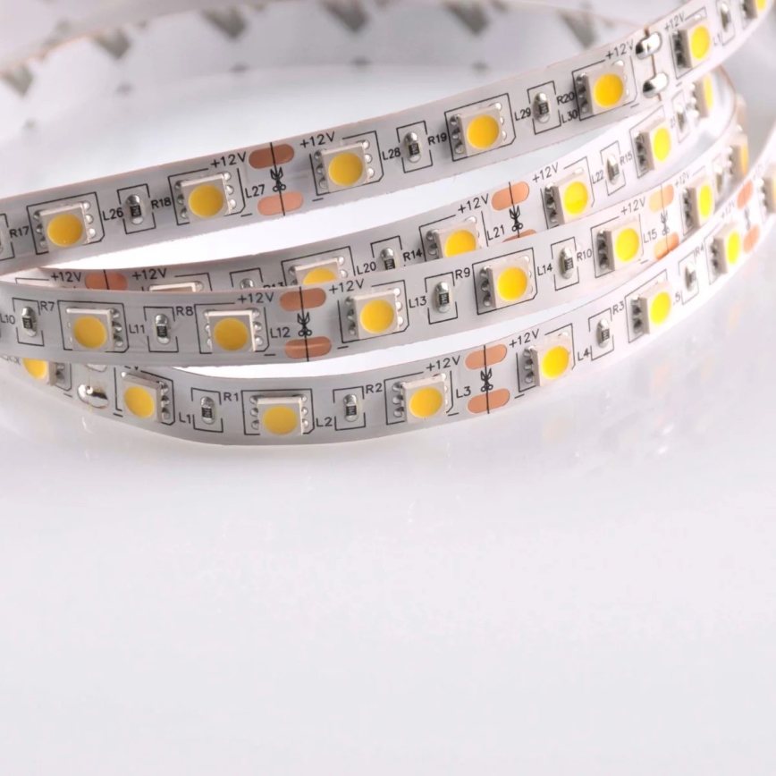 LED juosta 5m LED/45W/12V IP65 balta