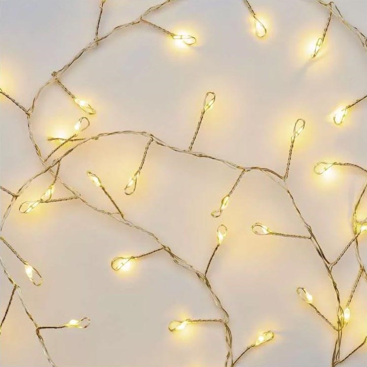 LED Kalėdinė dekoracija 100xLED/3xAA 2,7m šiltai balta