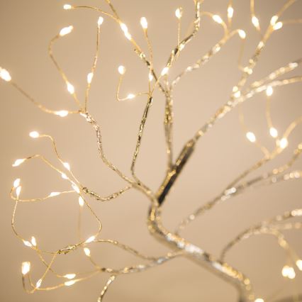 LED kalėdinė dekoracija 102xLED/3xAA šiltai balta