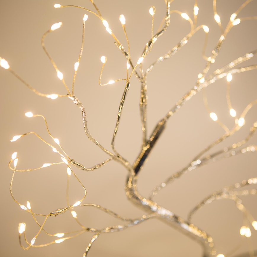 LED kalėdinė dekoracija 102xLED/3xAA šiltai balta
