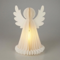 LED kalėdinė dekoracija 12xLED/3xAA 38 cm šiltai balta angelas