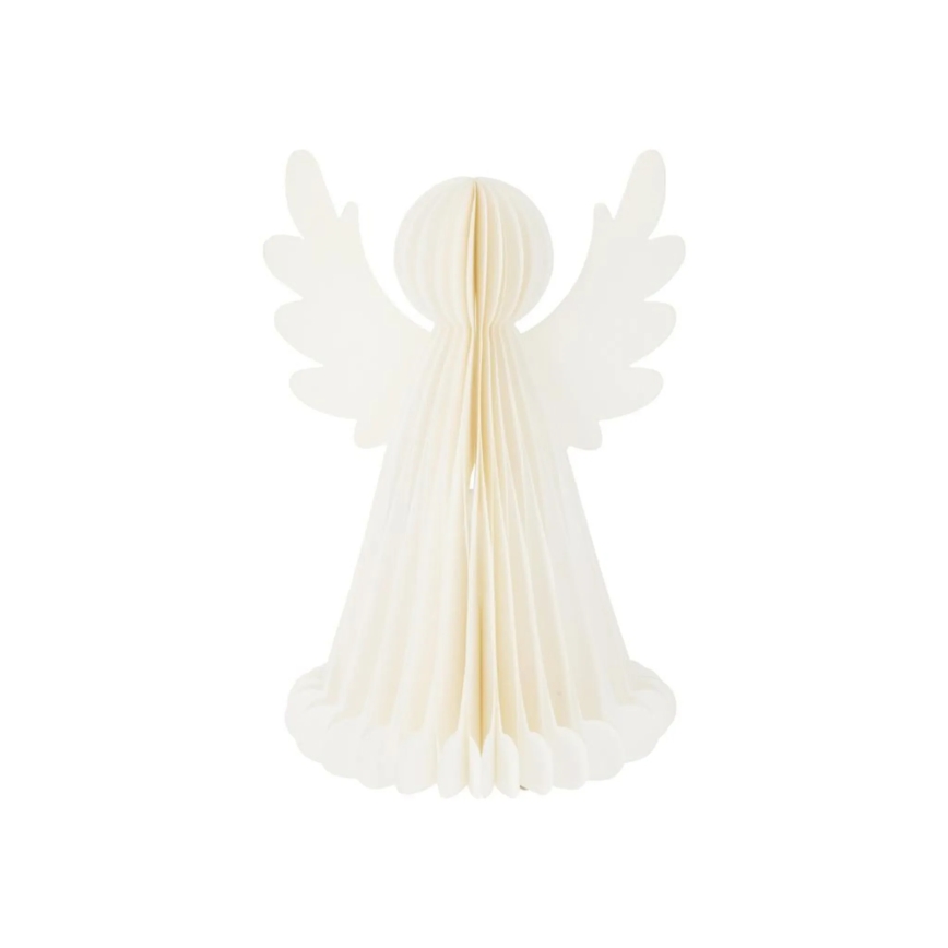 LED kalėdinė dekoracija 12xLED/3xAA 38 cm šiltai balta angelas