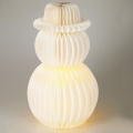 LED Kalėdinė dekoracija 12xLED/3xAA 39 cm šiltai balta sniego senis