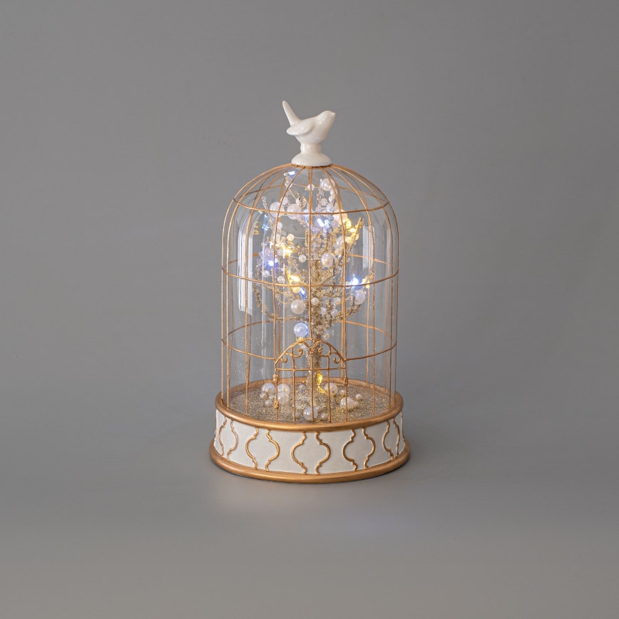 LED kalėdinė dekoracija 12xLED/3xAAA šilta balta