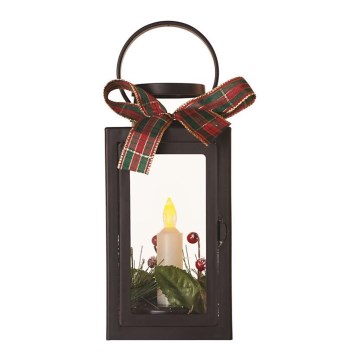 LED Kalėdinė dekoracija 1xLED/3xAAA juoda