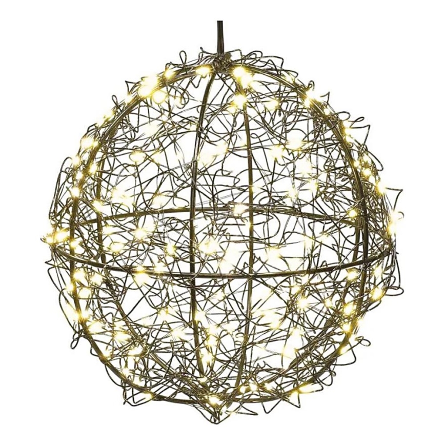 LED kalėdinė dekoracija 200xLED/230V skersmuo 20 cm