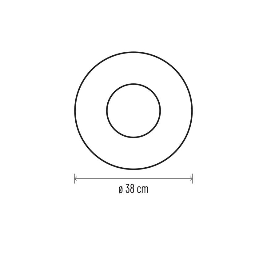 LED Kalėdinė dekoracija 20xLED/2xAA d. 38 cm