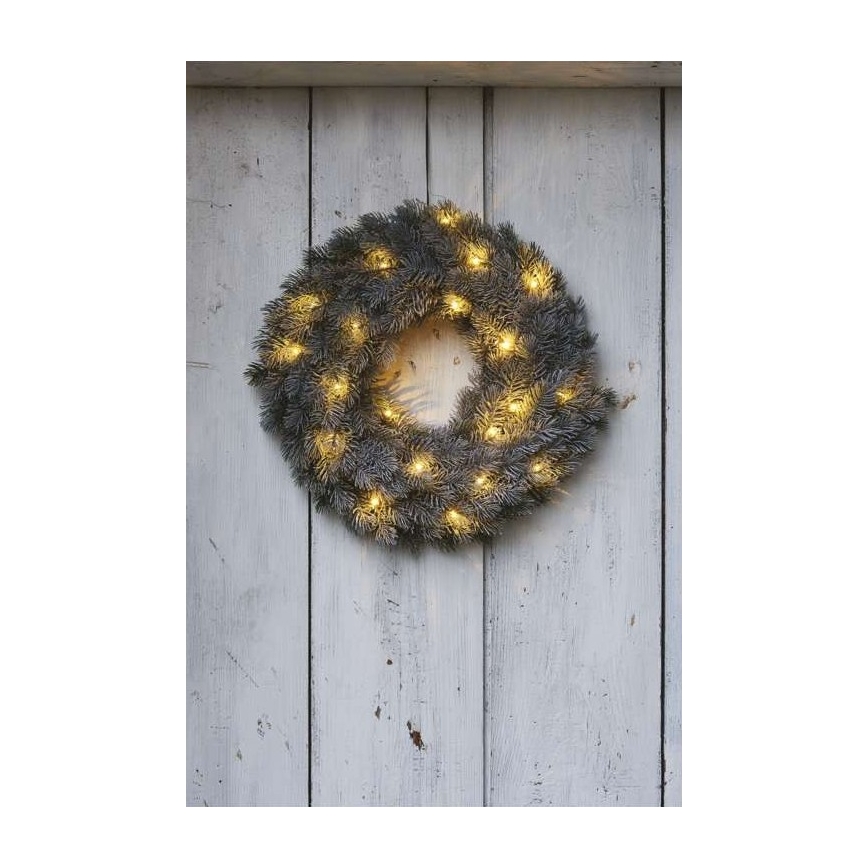 LED Kalėdinė dekoracija 20xLED/2xAA d. 40 cm