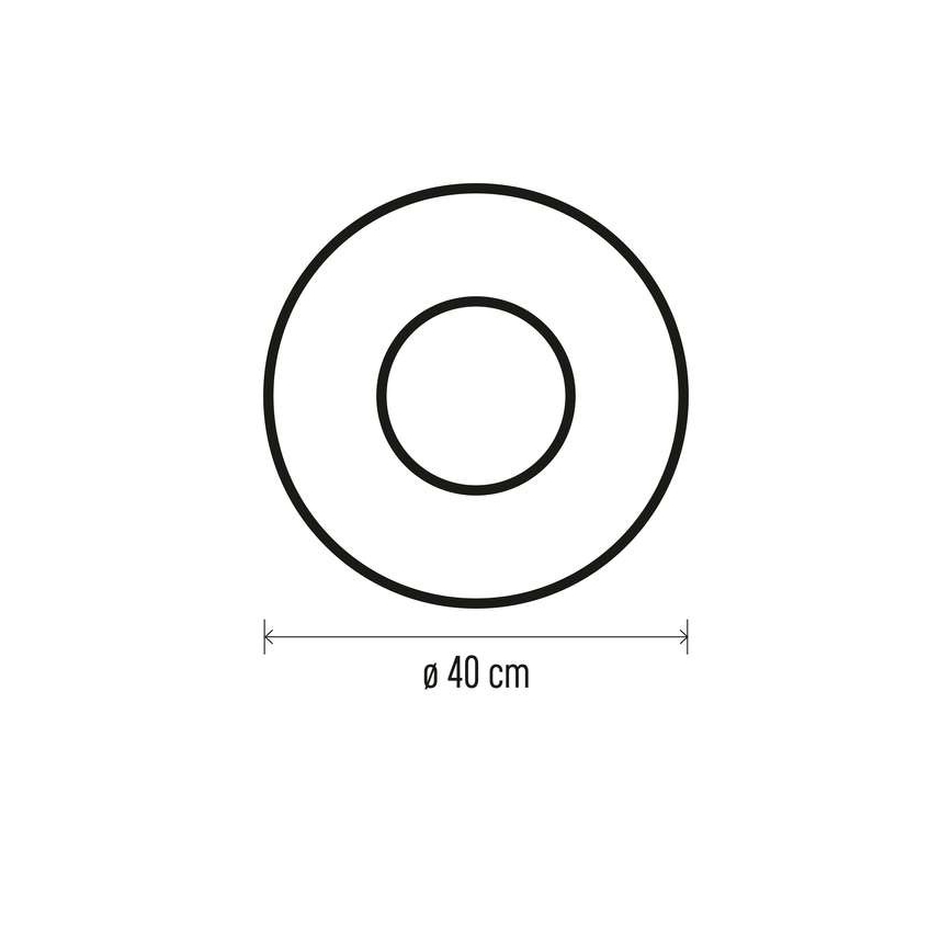 LED Kalėdinė dekoracija 20xLED/2xAA d. 40 cm