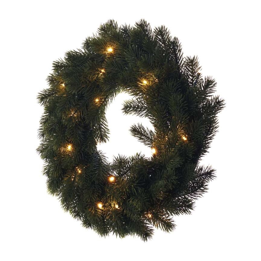 LED Kalėdinė dekoracija 20xLED/2xAA d. 40 cm