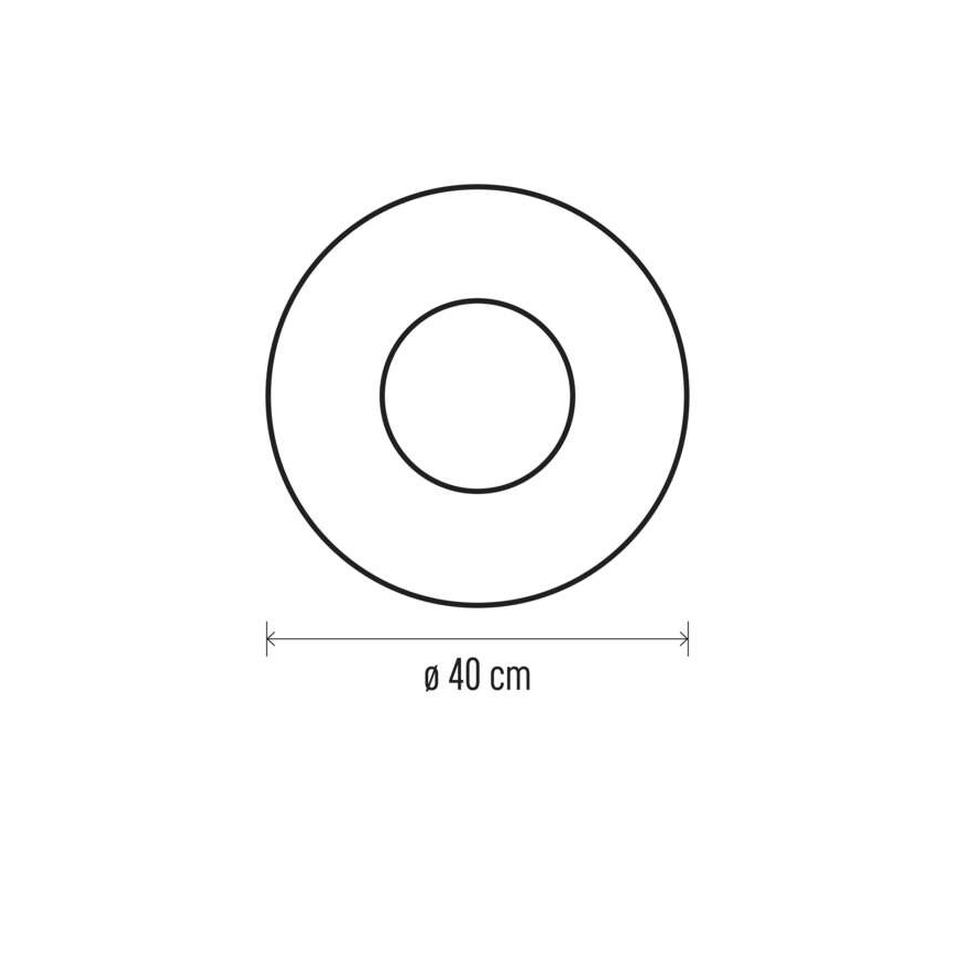 LED Kalėdinė dekoracija 20xLED/2xAA d. 40 cm