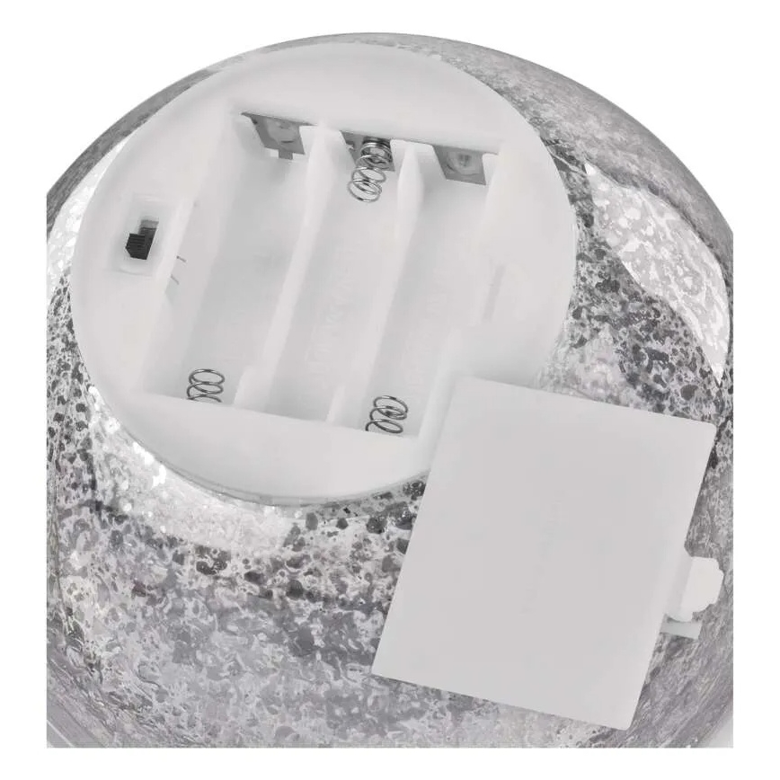 LED kalėdinė dekoracija 20xLED/3xAA, kamuolys skersmuo 15 cm