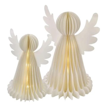LED Kalėdinė dekoracija 20xLED/6xAA angelai