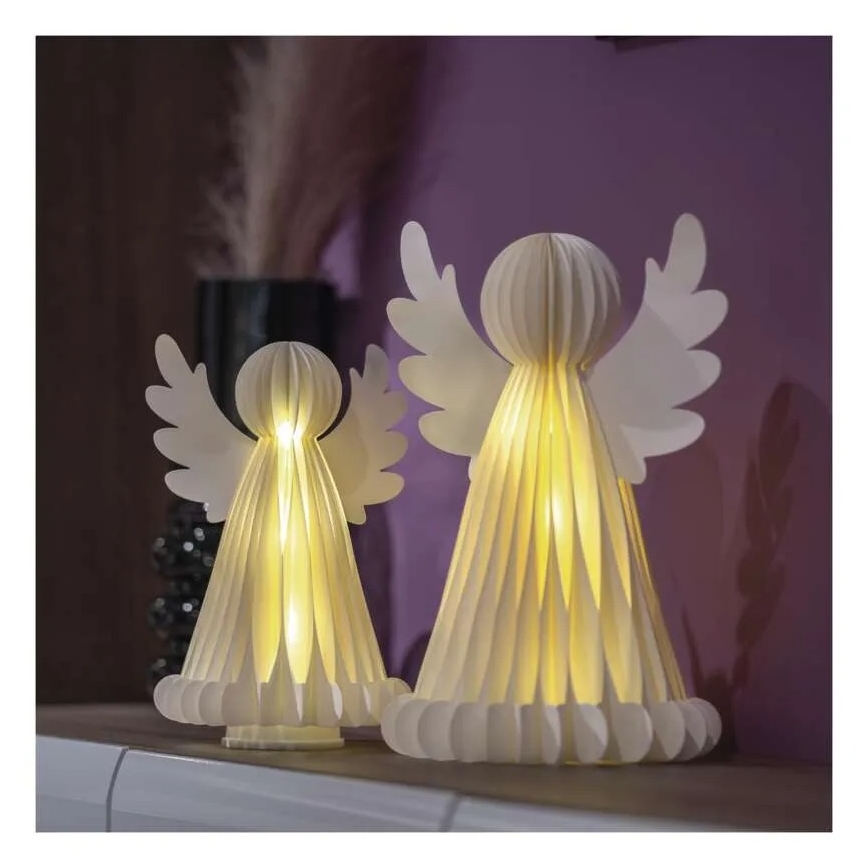 LED Kalėdinė dekoracija 20xLED/6xAA angelai