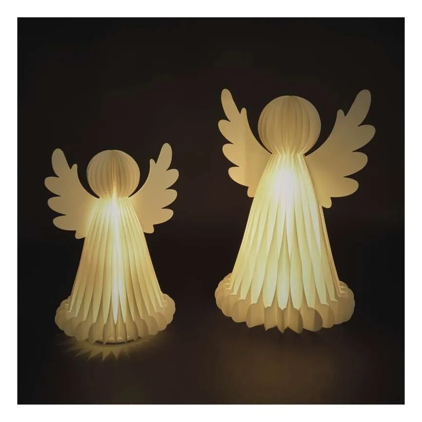 LED Kalėdinė dekoracija 20xLED/6xAA angelai
