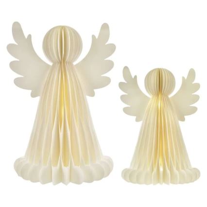 LED Kalėdinė dekoracija 20xLED/6xAA angelai