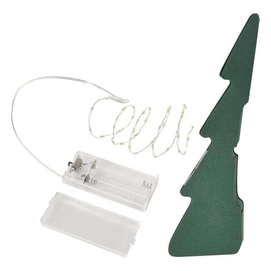 LED Kalėdinė dekoracija 35xLED/2xAA eglutė