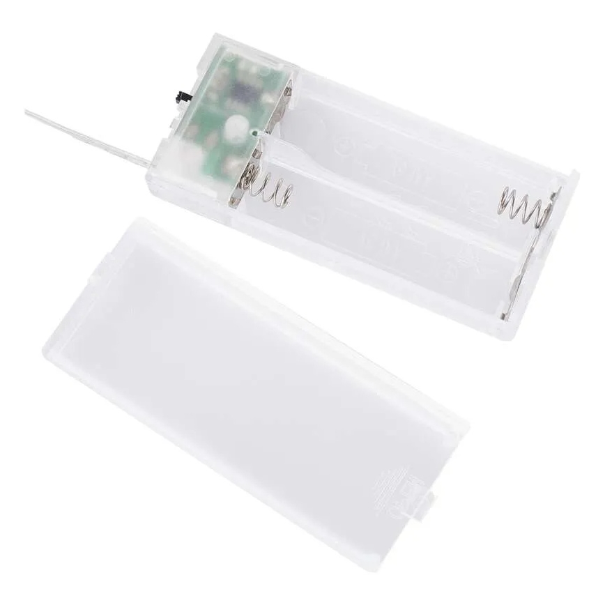 LED kalėdinė dekoracija 40xLED/2xAA šiltai balta miestas