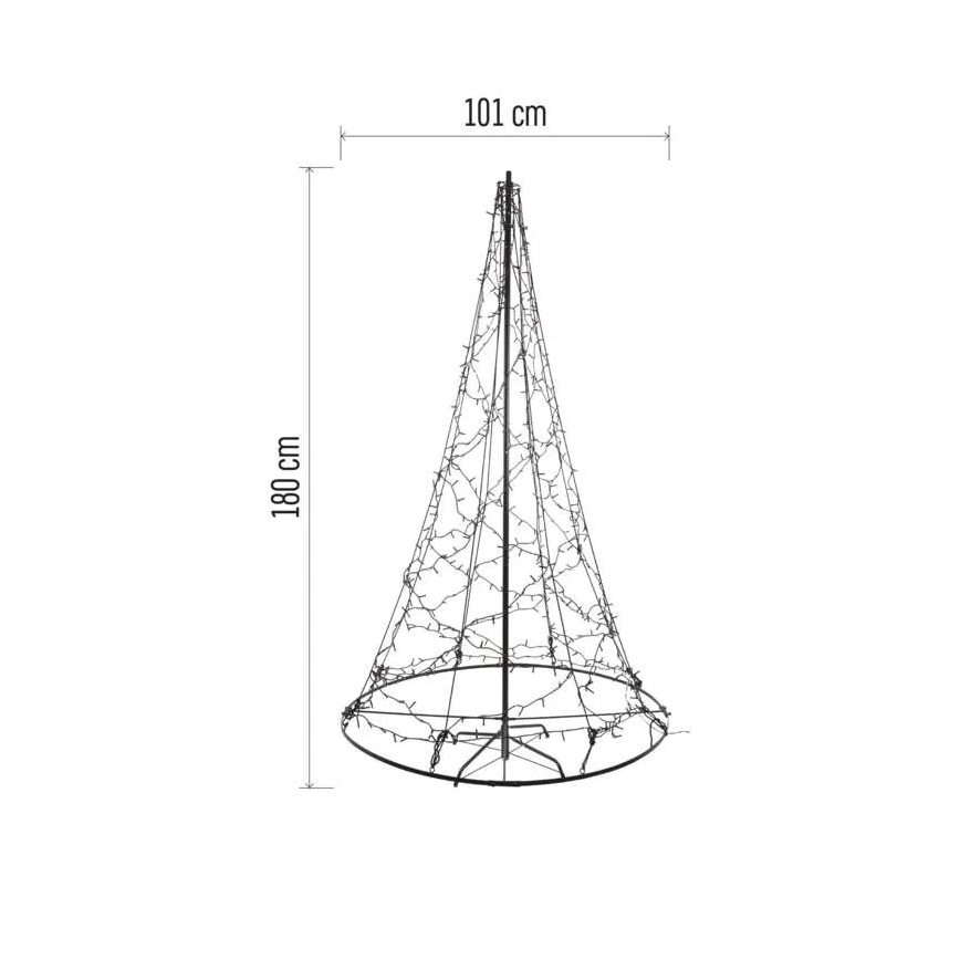 LED Kalėdinė dekoracija 480 LED / 230 V, IP44, 180 cm
