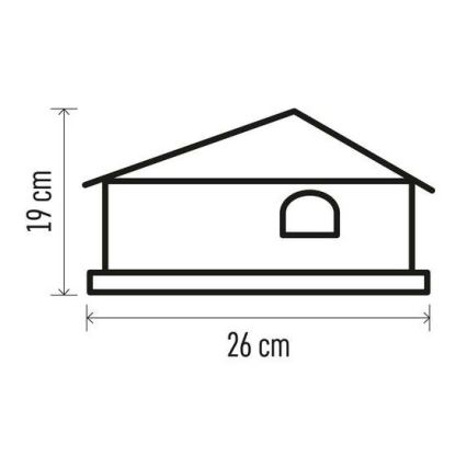 LED Kalėdinė dekoracija 5xLED/3xAA