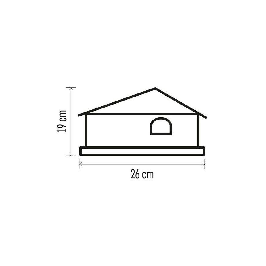 LED Kalėdinė dekoracija 5xLED/3xAA