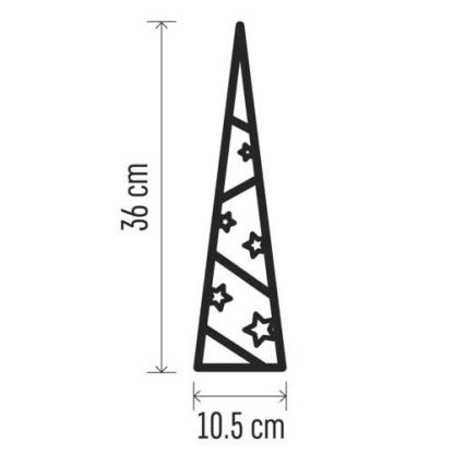 LED Kalėdinė dekoracija 8xLED/2xAA