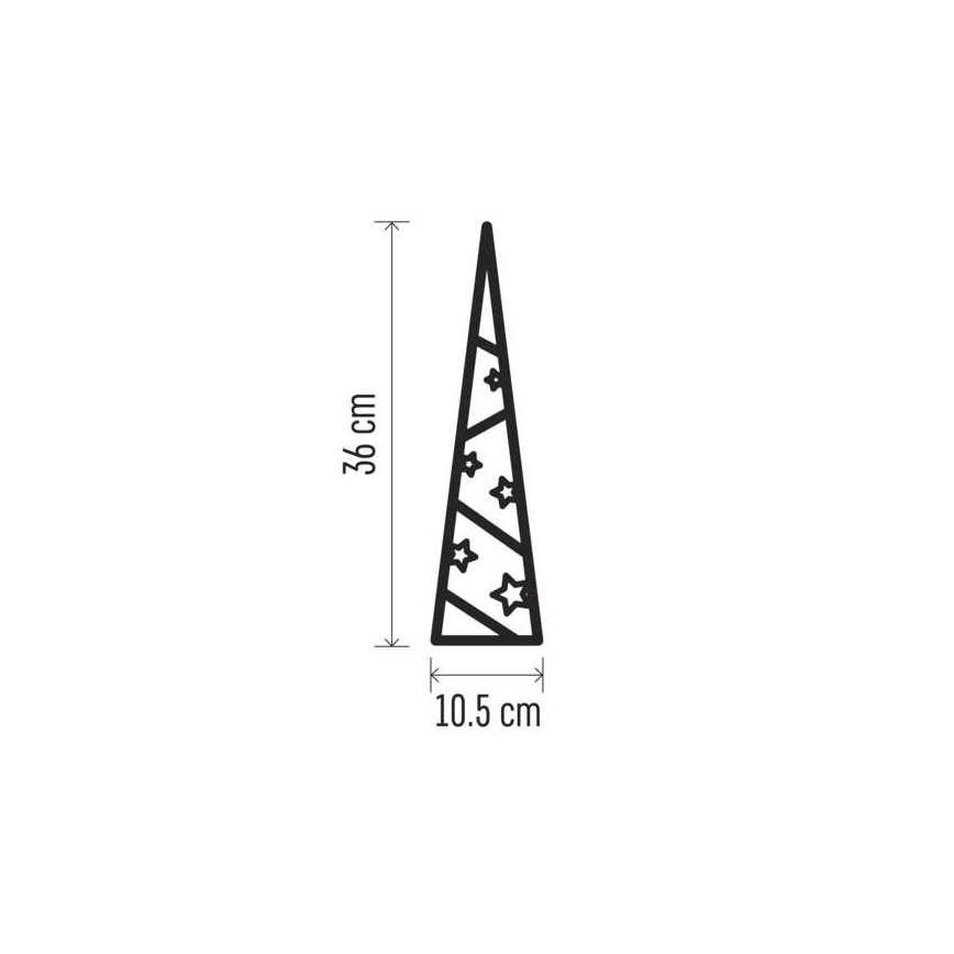 LED Kalėdinė dekoracija 8xLED/2xAA