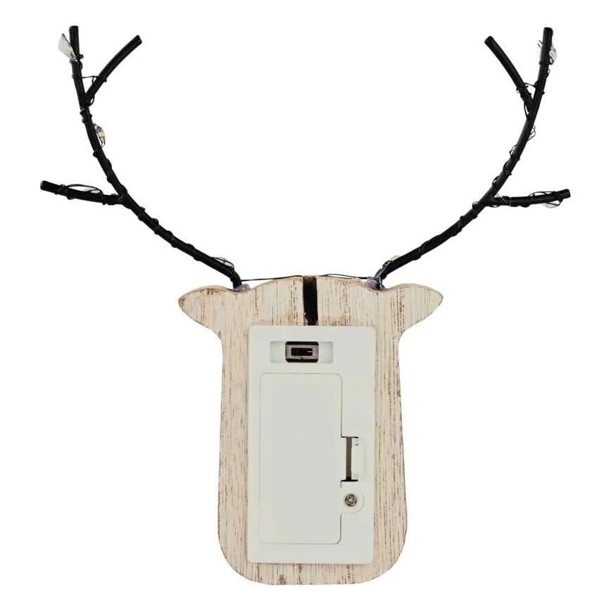 LED kalėdinė dekoracija 8xLED/2xAAA šiaurės elnias