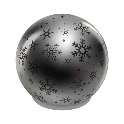 LED kalėdinė dekoracija LED/0,3W/3xAA kamuolys skersmuo 12 cm