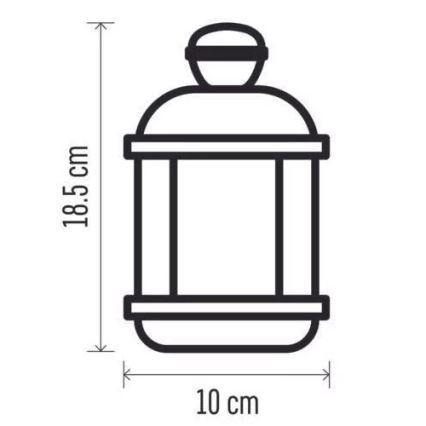 LED Kalėdinė dekoracija LED/1xCR2032 šiltai balta