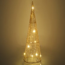 LED Kalėdinė dekoracija LED/2xAA 40 cm kūgis