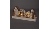 LED Kalėdinė dekoracija LED/2xAA mediena