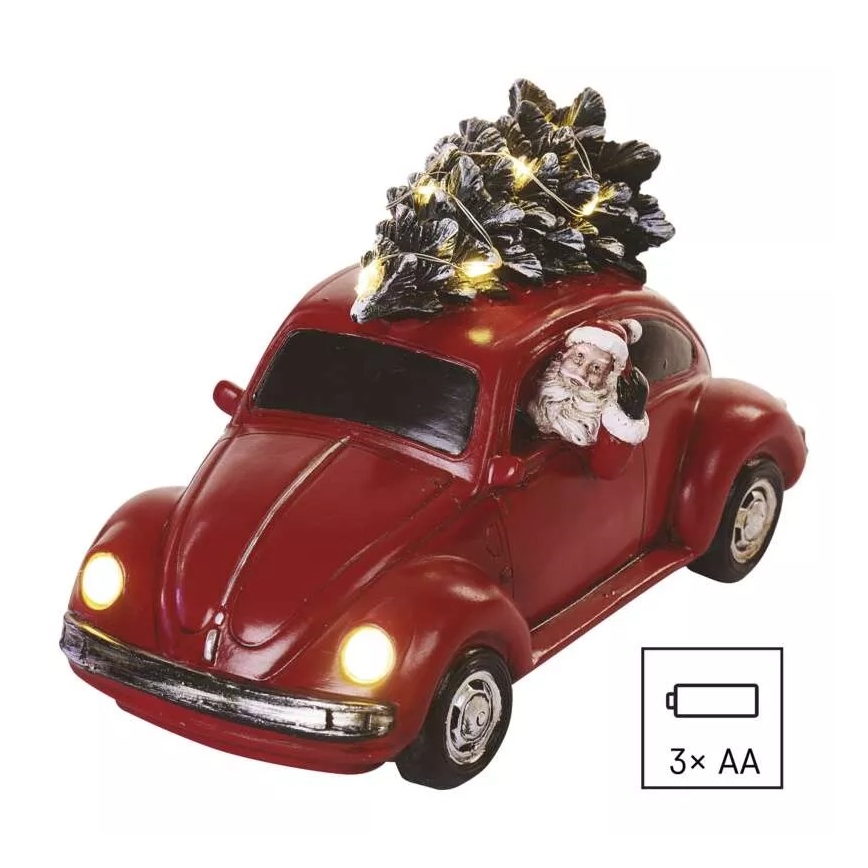 LED kalėdinė dekoracija LED/3xAA car