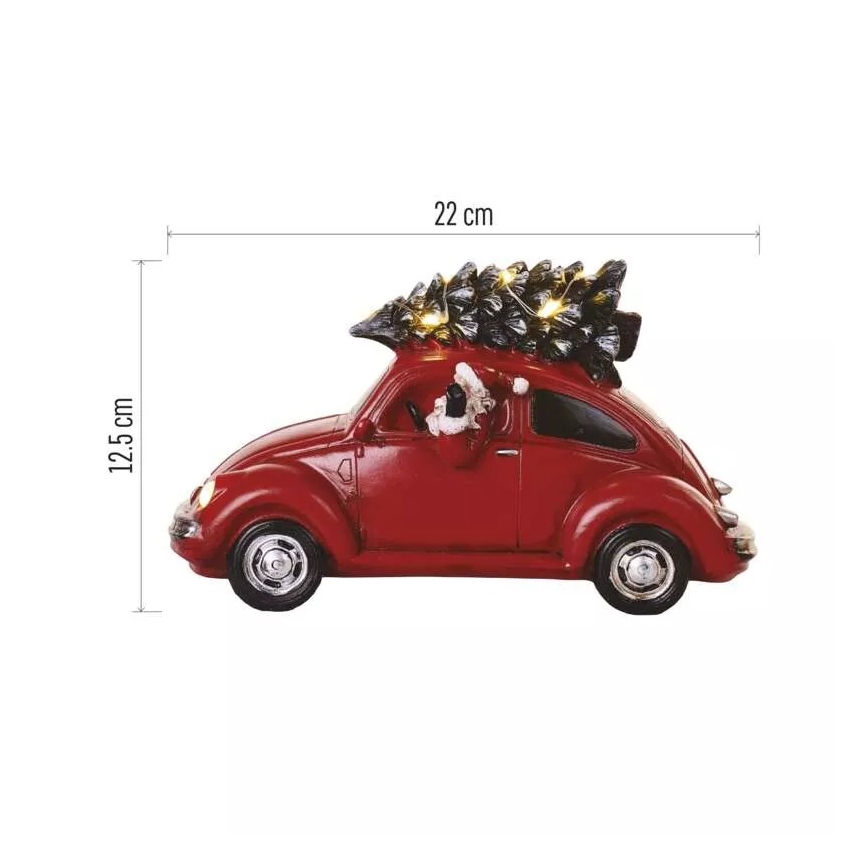 LED kalėdinė dekoracija LED/3xAA car