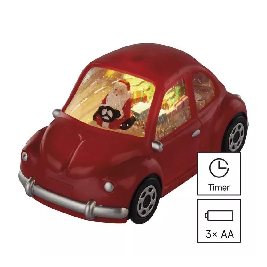 LED kalėdinė dekoracija LED/3xAA car