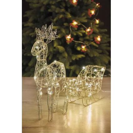 LED Kalėdinė dekoracija LED/3xAA šiltai balta