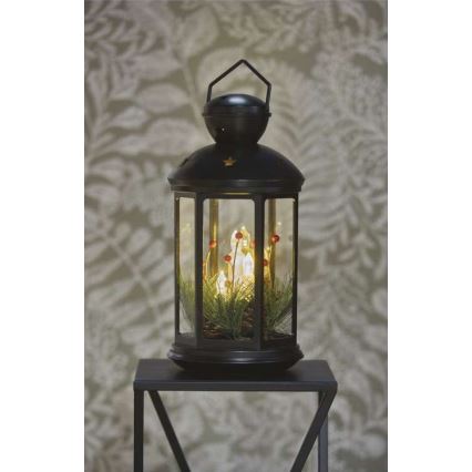 LED Kalėdinė dekoracija LED/3xAAA juoda