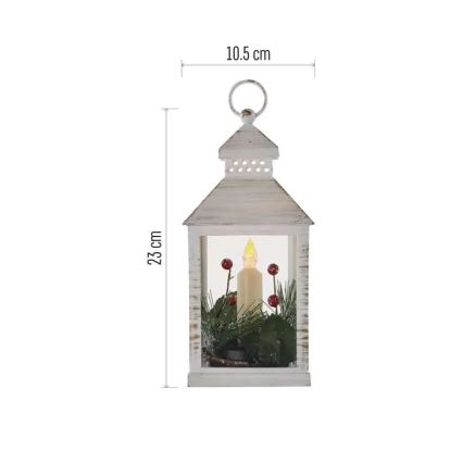 LED kalėdinė dekoracija LED/3xAAA žibintas