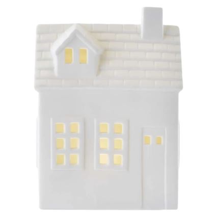 LED kalėdinė dekoracija LED/CR2032 namelis