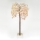 LED Kalėdinė dekoratyvinė dirbtinė eglutė CHERRY TREE 84xLED/230V 1,7 m vyšnia