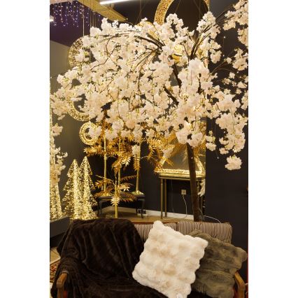 LED Kalėdinė dekoratyvinė dirbtinė eglutė CHERRY TREE 84xLED/230V 1,7 m vyšnia