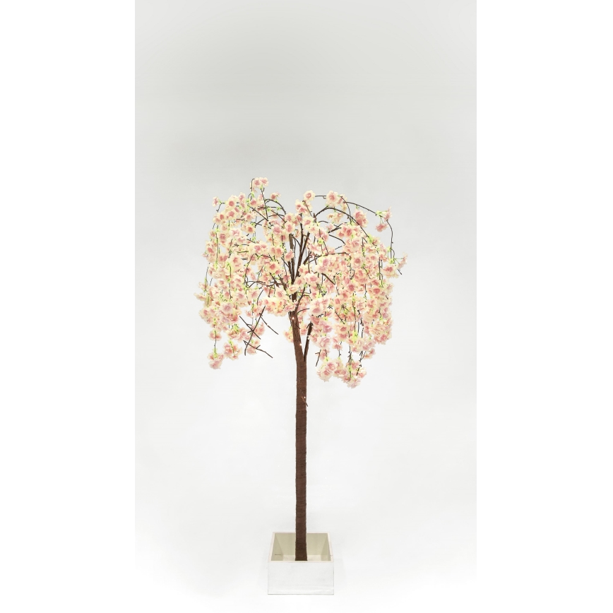 LED Kalėdinė dekoratyvinė dirbtinė eglutė CHERRY TREE 84xLED/230V 1,7 m vyšnia
