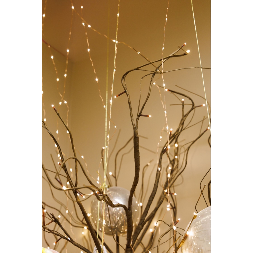 LED Kalėdinė dekoratyvinė dirbtinė eglutė TREE 176xLED/230V 2,5 m