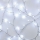 LED Kalėdinė girlianda 100xLED 2,7m šaltai balta