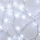 LED Kalėdinė girlianda 100xLED/3xAA 2,7 m šaltai balta