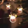 LED Kalėdinė girlianda 10xLED/2xAA 1,2m šiltai balta
