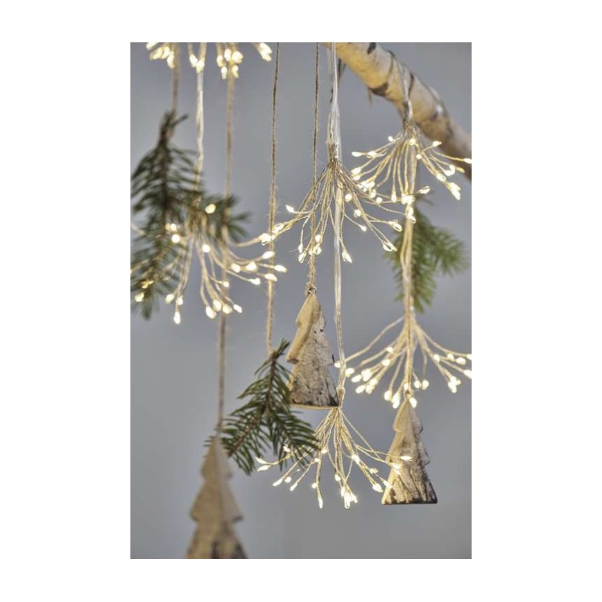 LED Kalėdinė girlianda 150xLED/5,35m šiltai balta