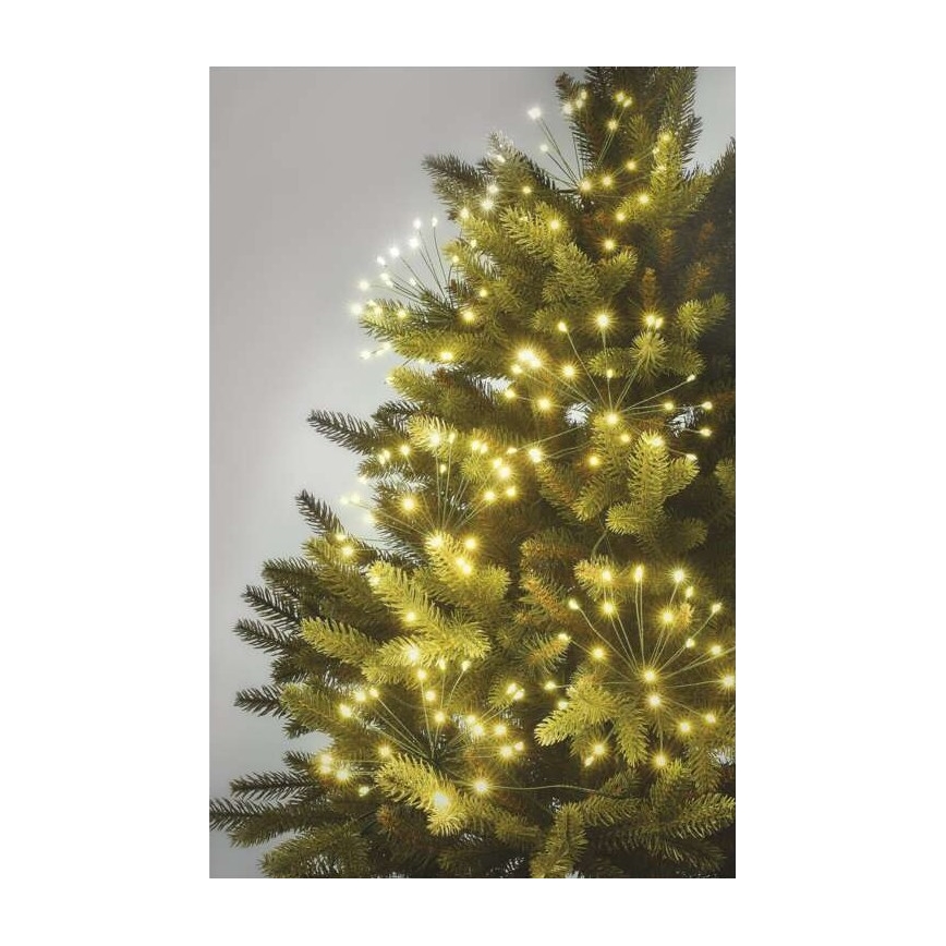 LED Kalėdinė girlianda 150xLED/5,35m šiltai balta
