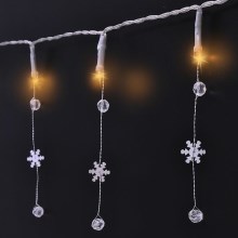 LED Kalėdinė girlianda 20xLED/2xAA 2m šiltai balta