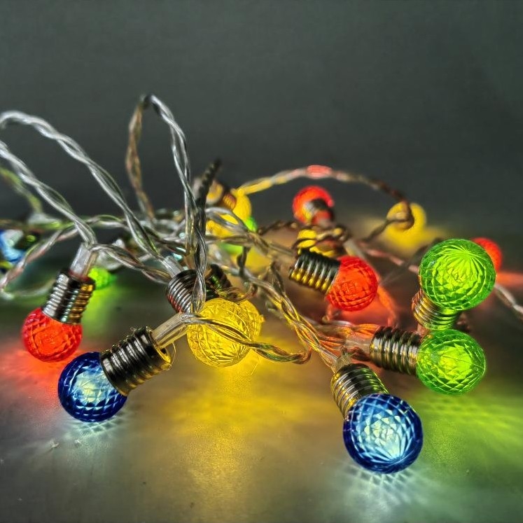 LED kalėdinė girlianda 20xLED/2xAA/šilta balta 1,8m lemputės